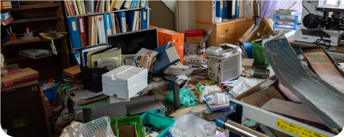 ゴミ屋敷の片付け