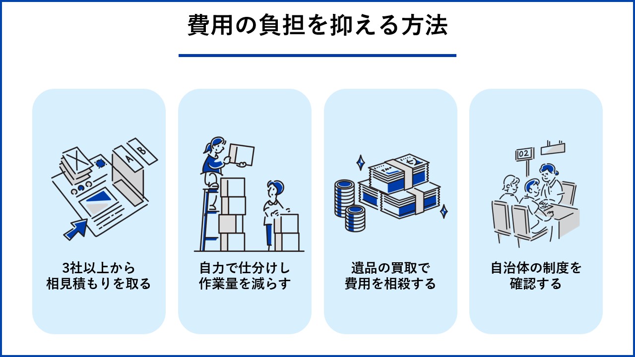 費用の負担を抑える方法
